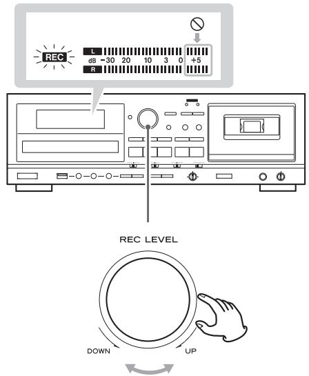 TEAC AD-800-B - Adjust the recording level. - 1