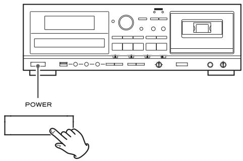 TEAC AD-800-B - Mise sous ou hors tension - 1