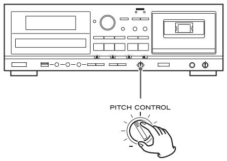 TEAC AD-800-B - Commande de hauteur (pitch control) - 1