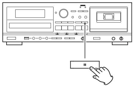 TEAC AD-800-B - Pause temporaire de la lecture - 1