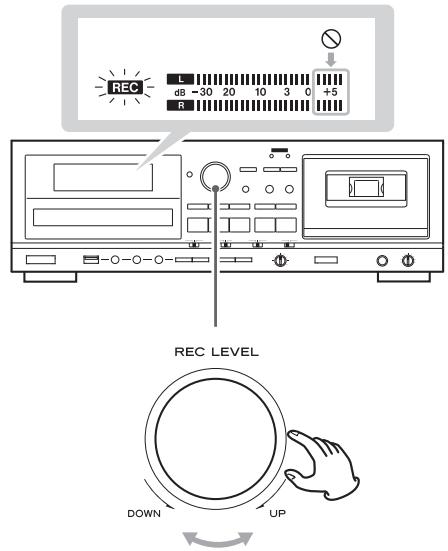 TEAC AD-800-B - Réglez le niveau d'enregistrement. - 1