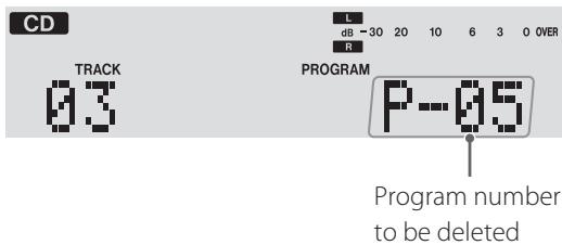 TEAC AD-800-B - Deleting tracks/files from the program - 2