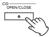 TEAC AD-800-B - Press the CD OPEN/CLOSE (▲) button again to close the tray. - 1
