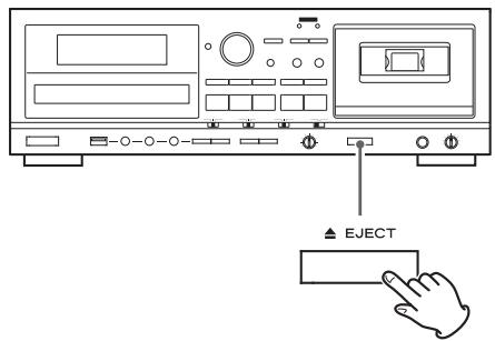 TEAC AD-800-B - Ouverture du compartiment de cassette - 1