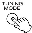 TEAC AG-790 - Druk op de TUNING MODE toets als het "CH" indicatielampje brandt om de handmatige zender-selectiefunctie te selecteren. - 1