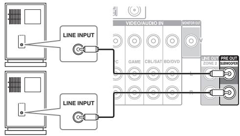 TEAC AGD200 B - Utilisation des subwoofoers (caisson de basses) - 1