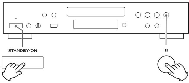 TEAC CD-P650 - Restablecer los ajustes de fabrica - 1
