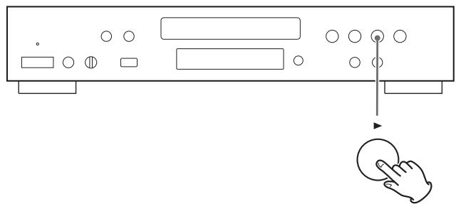 TEAC CD-P650-B - Poner el iPod en modo de reposo (solamente en el modo directo "Direct mode") - 1