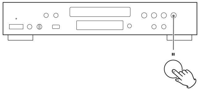 TEAC CD-P650-B - To pause playback - 1
