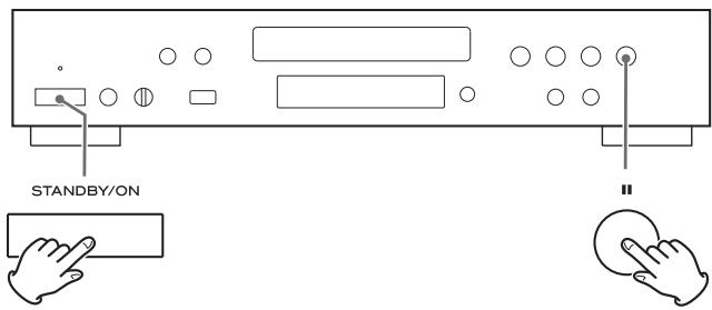 TEAC CD-P650-B - Restoring factory settings - 1