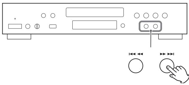 TEAC CD-P650-B - Pour passer directement au fichier/piste suivant ou précédent - 1