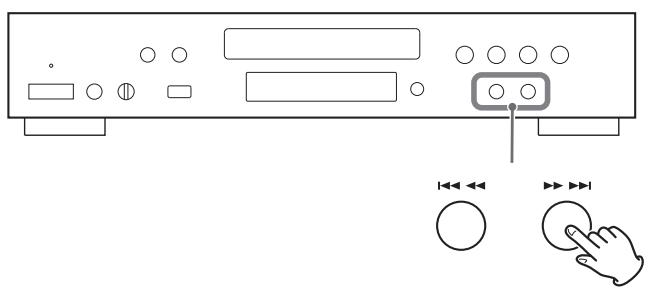 TEAC CD-P650-B - Recherche d'un passage sur une plage/fichier - 1