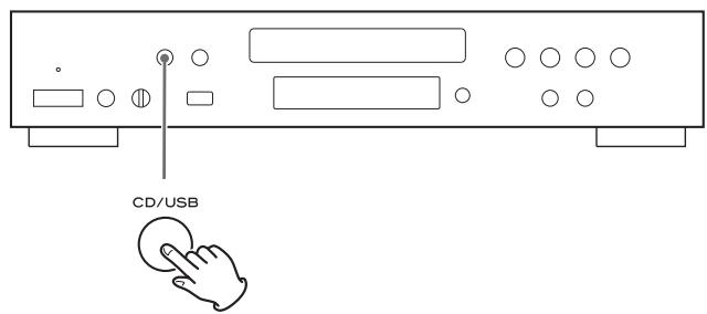 TEAC CD-P650-B - Appuyez sur la touche cd/usb pour sélectionner "USB - 1