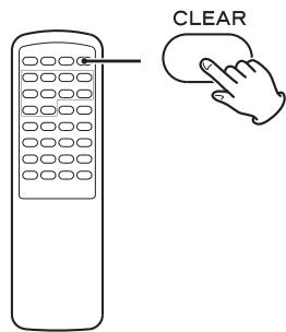TEAC CD-P650-B - To clear the program - 2