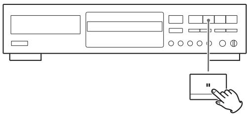 TEAC CD-RW890 - Para poder la grabacion en pausa - 1