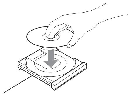 TEAC CD-RW890 - Place a disc on the tray with the disc label side up. - 1