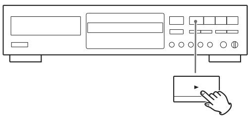 TEAC CD-RW890 - Appuyez sur la touche lecture (▶) pour lancer l'effacement. - 1