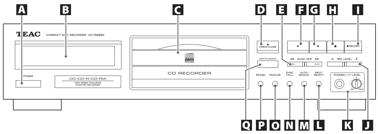 TEAC CD-RW890 - Precautions concerning batteries - 1