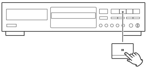 TEAC CD-RW890 - Pourmettre enpause l'enregistrement - 1
