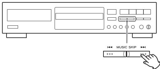 TEAC CD-RW890 - To skip to the next or previous track - 1