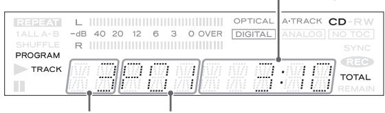 TEAC CD-RW890 - Press the numeric button to select a track. - 3