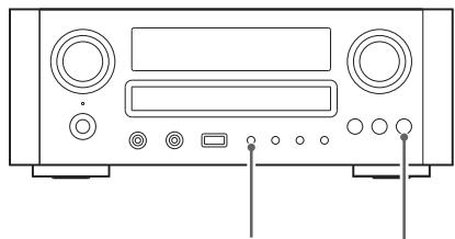 TEAC CR-H500NT - If you want to manually initialize the settings, hold down the SOURCE button and play/pause button (/) for more than 4 seconds in standby mode. - 1