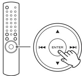 TEAC CR-H500NT - Press the ENTER button. - 1