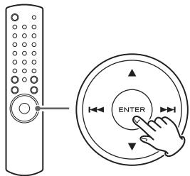 TEAC CR-H500NT - Press the ENTER button. - 1