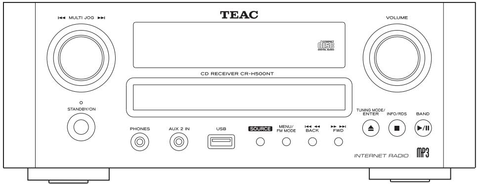 TEAC CR-H500NT - AM/FM Stereo CD Receiver - 1
