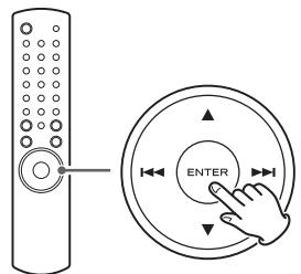 TEAC CR-H500NT - Press the ENTER button. - 1