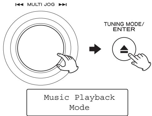 TEAC CR-H500NT - Select "Main Menu", then "Music Player". - 1