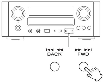 TEAC CR-H500NT - Search for a part of a song - 1