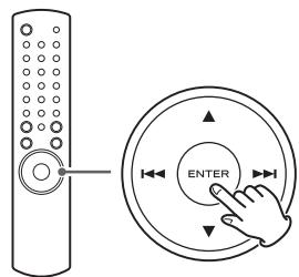 TEAC CR-H500NT - Press the ENTER button. - 1