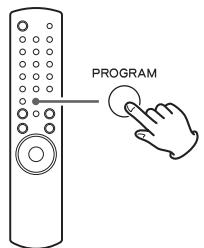 TEAC CR-H500NT - Press the PROGRAM button in the stop mode. - 1