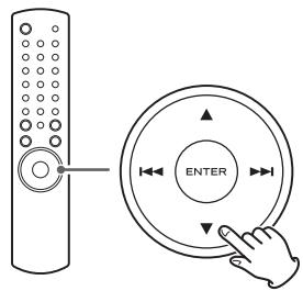 TEAC CR-H500NT - Press the scroll buttons ( /) to select a folder. - 1