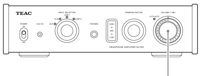 TEAC HA501 - Ending automatic muting - 1