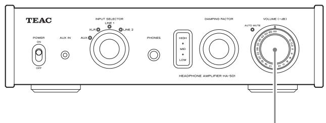TEAC HA501 - Fin de la coupure automatique du son - 1