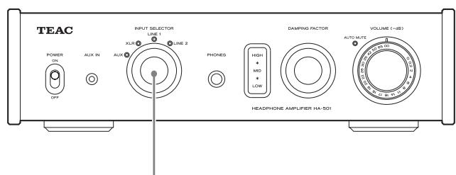 TEAC HA501 - Emploi du bouton damping factor - 3