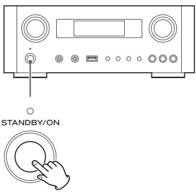 TEAC NPH750 B, NPH750 S - Press the STANDBY/ON button to turn the unit on. - 1