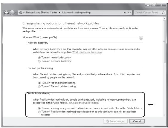 TEAC NPH750 S - Configurar carpetas partidas (Windows 7) - 2