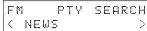 TEAC PD301 - Recherche d'un type de programme (PTY) - 2