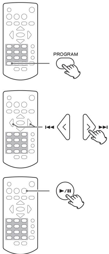 TEAC PD301 - Appuyez sur la touche lecture/pause (▶/II) pour lancer la lecture du programme. - 4