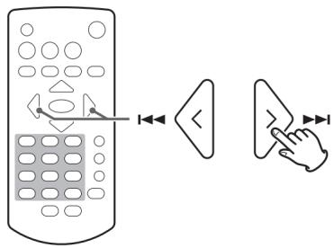 TEAC PD301 - Changement de la fréquence depuis l'unité principale - 1
