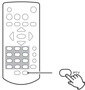 TEAC PD301 - Recherche d'un type de programme (PTY) - 1
