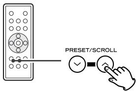 TEAC SR-LX5I - Cómo selecciónar presintonías - 3
