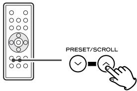 TEAC SR-LX5I - How to select a preset station - 3