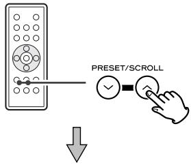 TEAC SR-LX5I - Pour revenir au menu précédent - 2