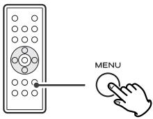 TEAC SR-LX5I - To go back to the previous menu - 1