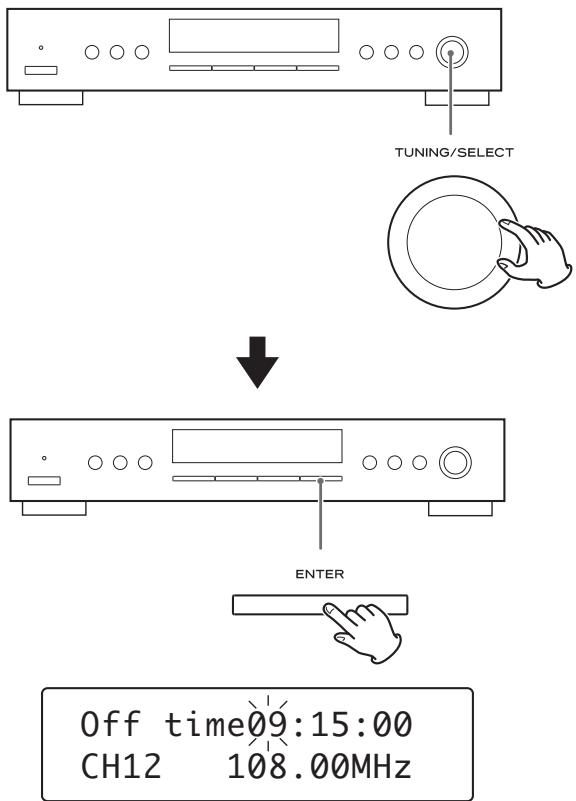 TEAC T-R650 - Impostazione del timer giornaliero 1 - 4