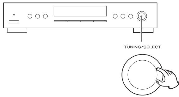 TEAC T-R650 - Kies het geprogrammeerde voorkeurkanaal waaroor u een naam wilt invoerenijdens de "Geprogrammeerde afstemfunctie". - 4